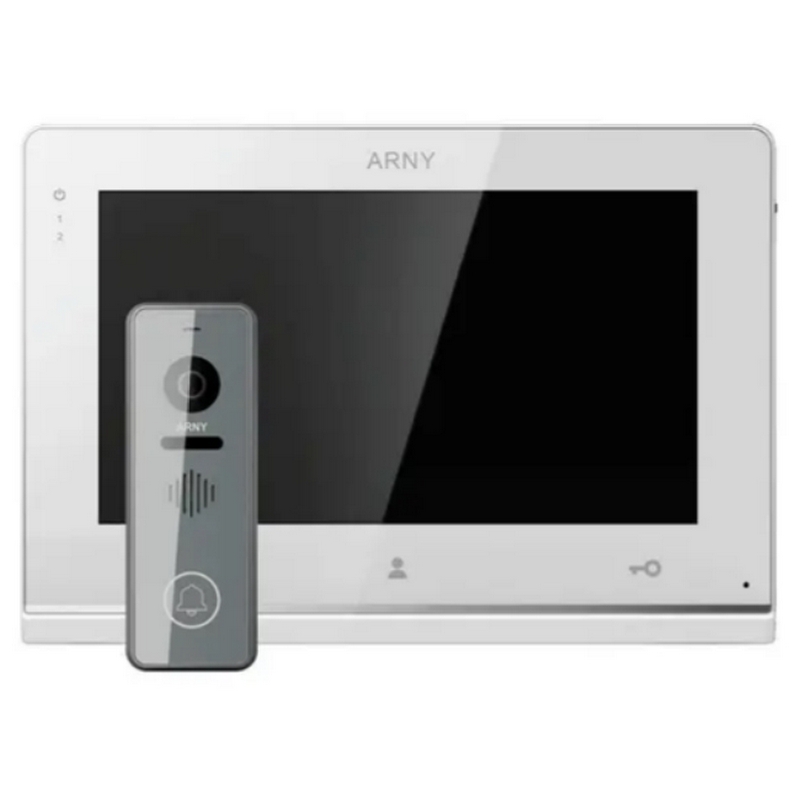 Комплект відеодомофона Arny AVD-7132 white+graphite