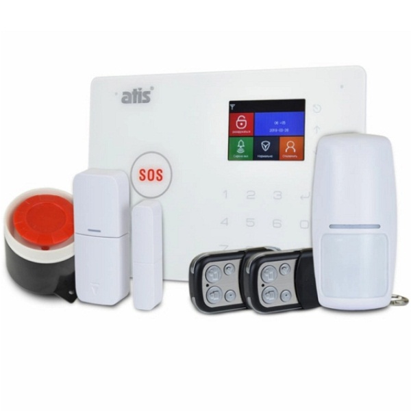 Комплект бездротової сигналізації Atis Kit GSM+WiFi 130T з підтримкою застосунку Tuya Smart