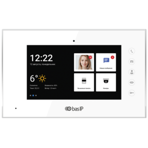 IP-відеодомофон BAS-IP AQ-07LL white