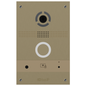 Виклична IP-відеопанель BAS-IP AV-08FB gold