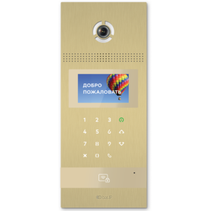 Виклична IP-відеопанель BAS-IP BI-08FB gold багатоабонентська