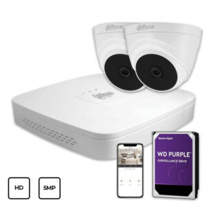 Комплект відеоспостереження Dahua HD KIT 2x5MP INDOOR + HDD 1TB