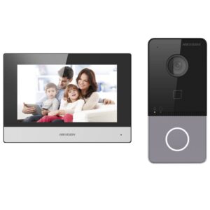Комплект Wi-Fi IP-відеодомофона Hikvision DS-KIS603-P (B)