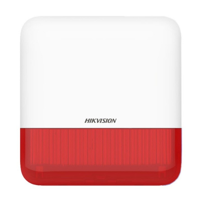 Бездротова внутрішня сирена Hikvision DS-PS1-E-WE red