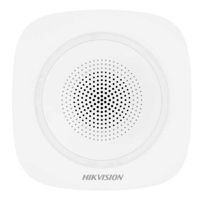Бездротова внутрішня сирена Hikvision DS-PS1-I-WE-Red