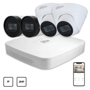 Комплект IP відеоспостереження Dahua IP KIT 4x2MP INDOOR-OUTDOOR