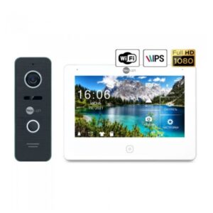 Комплект відеодомофону NeoLight NeoKIT HD Pro WF black