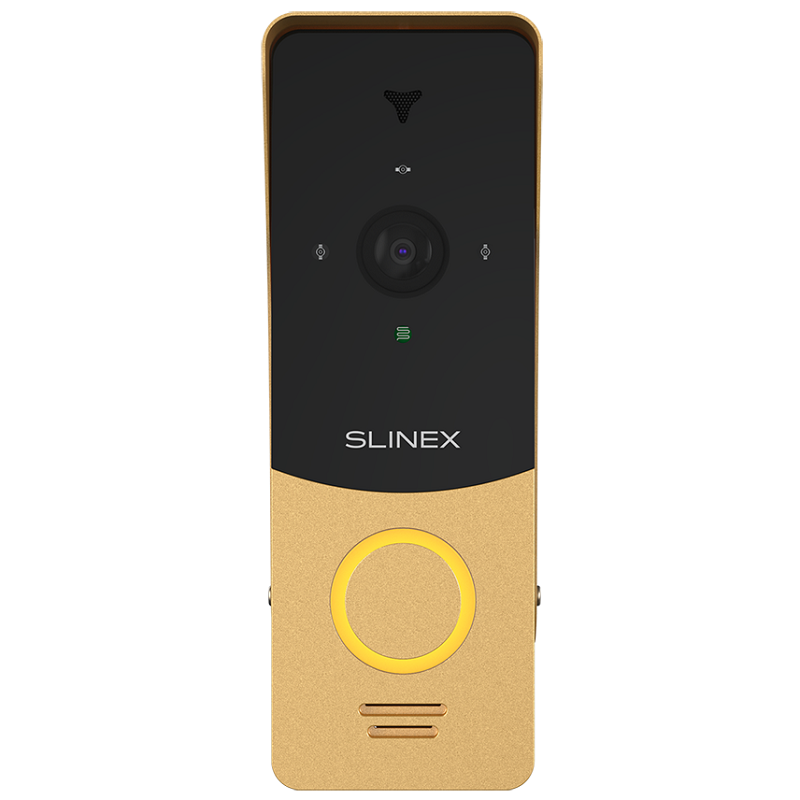 Виклична IP-відеопанель Slinex ML-20IP gold + black