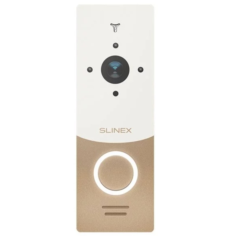 Виклична IP-відеопанель Slinex ML-20IP gold + white