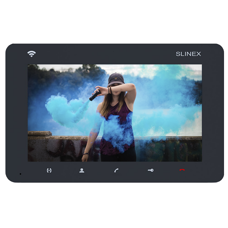 Відеодомофон Slinex SM-07N Cloud graphite з переадресацією виклику