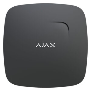 Бездротовий датчик диму Ajax FireProtect black з температурним сенсором