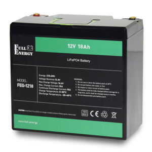 Акумуляторна батарея Full Energy FEG-1218 LiFePO4 літій залізо-фосфатна 12В 18Ач