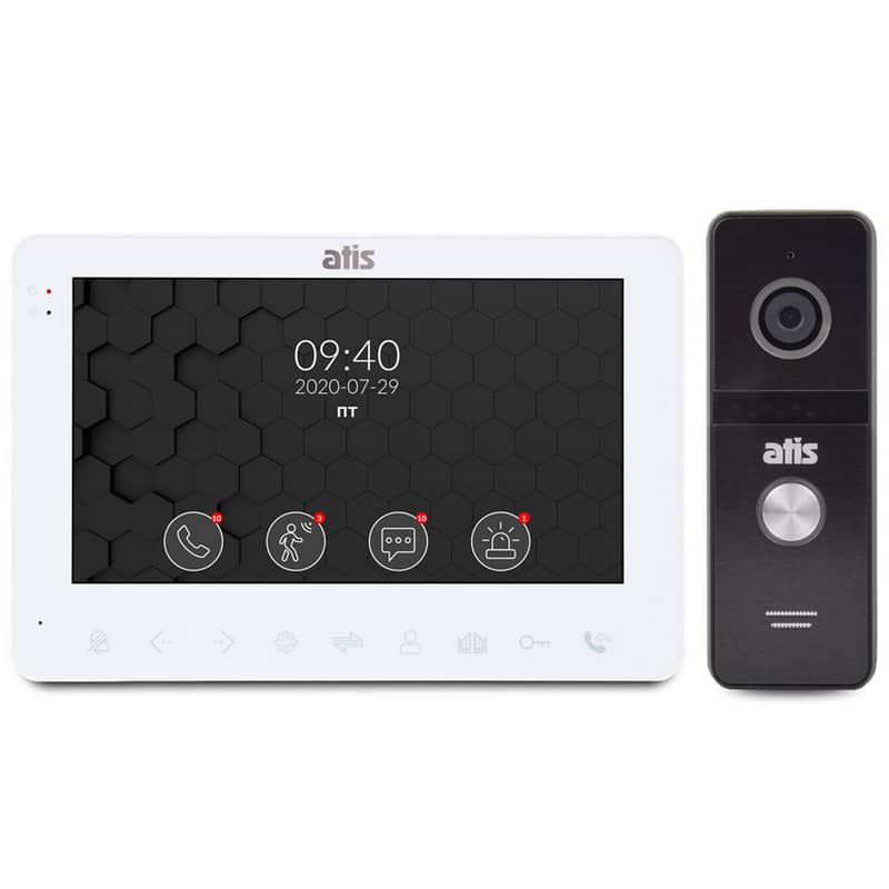Комплект відеодомофона Atis AD-780FHD-W Kit box