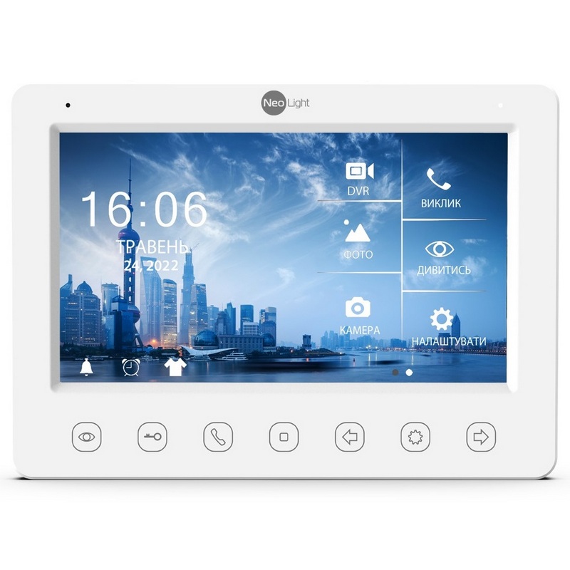 Відеодомофон NeoLight Kappa+ HD white
