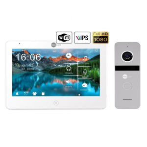 Комплект відеодомофона NeoLight Mezzo HD WF / Solo FHD Silver