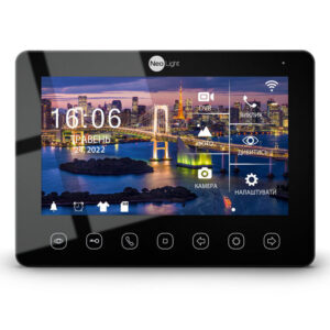 Wi-Fi відеодомофон NeoLight OMEGA+ HD WF black