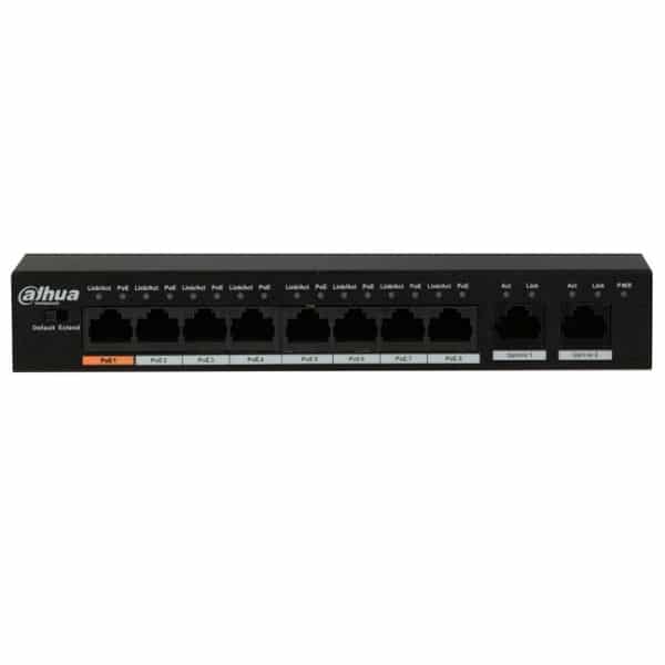8-портовий PoE комутатор Dahua DH-PFS3010-8ET-96 некерований