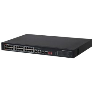 24-портовий PoE комутатор Dahua DH-PFS3226-24ET-240 некерований