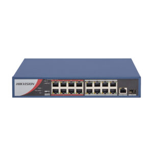 16-портовий PoE комутатор Hikvision DS-3E0318P-E/M(B) некерований