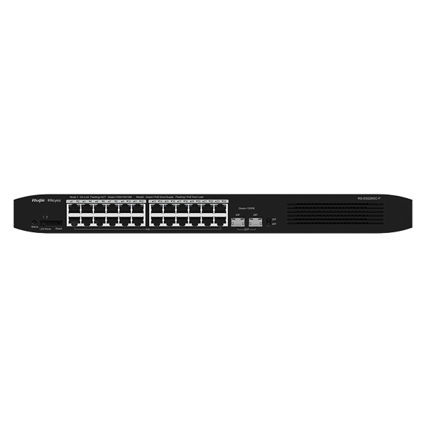26-портовий гігабітний інтелектуальний POE комутатор Ruijie RG-ES226GC-P