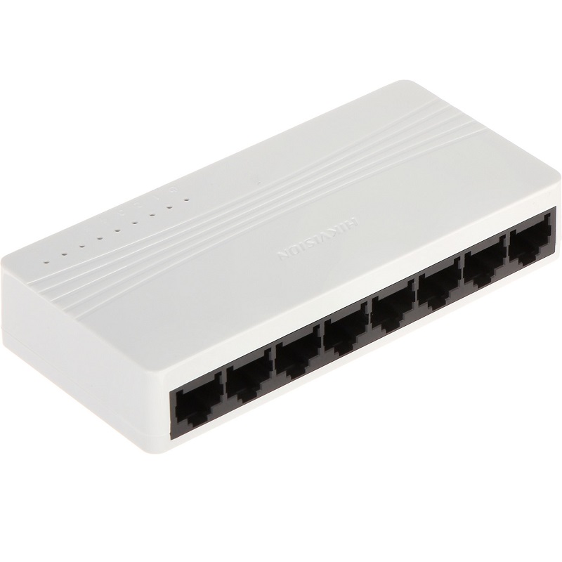 8-портовий комутатор Hikvision DS-3E0108D-E некерований