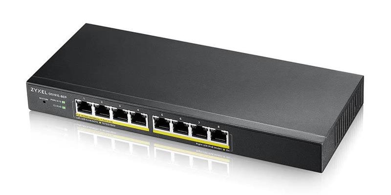 Комутатор ZYXEL GS1915-8EP (GS1915-8EP-EU0101F) ZYXEL 17993
