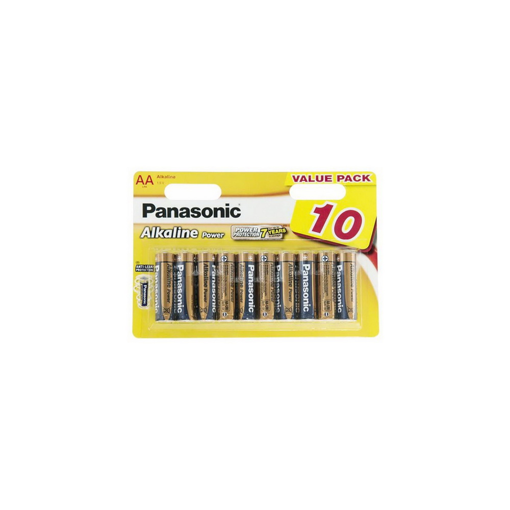 Panasonic Alkaline Power AA BLI Battery 10pcs (LR6REB / 10BW) Panasonic 12243