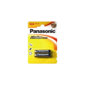 Батарейка Panasonic Alkaline Power AAA BLI 2шт (LR03REB / 2BP) Panasonic 12258