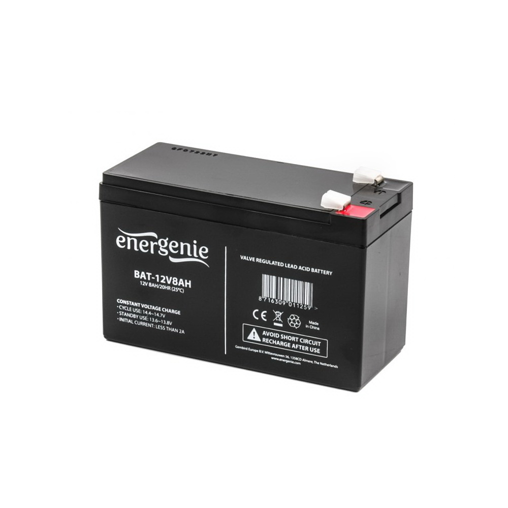 Акумуляторна батарея EnerGenie 12V 8Ah (BAT-12V8AH) EnerGenie 3047