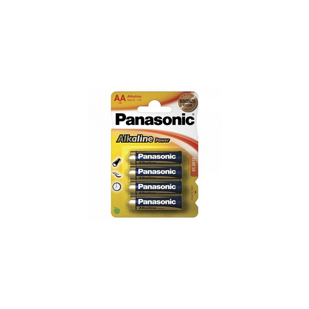 Батарейка Panasonic Alkaline Power AA BLI 4шт (LR6REB/4BPR) Panasonic 12246