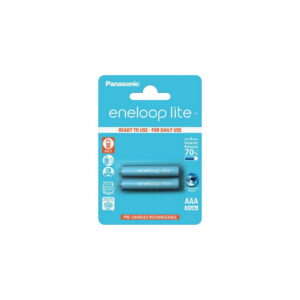 Акумулятор Panasonic Eneloop Lite AAA 550 2шт mAH NI-MH (BK-4LCCE / 2BE) Panasonic 12316