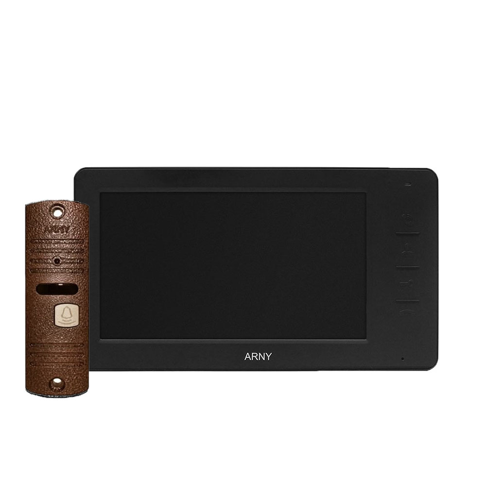 Комплект відеодомофона Arny AVD-7005 Black/Copper