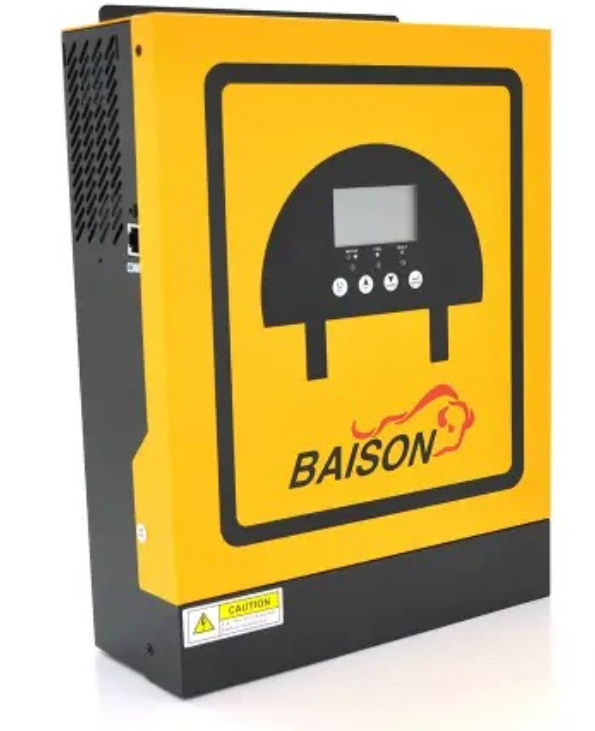 Гібридний інвертор (ДБЖ) BAISON SM-2400-24-BS 2400W 24V, 0-50A, 170-280V MPPT (50А, 50 Vdc)