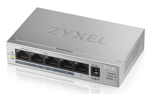 Комутатор ZYXEL GS1005HP (GS1005HP-EU0101F) ZYXEL 18014