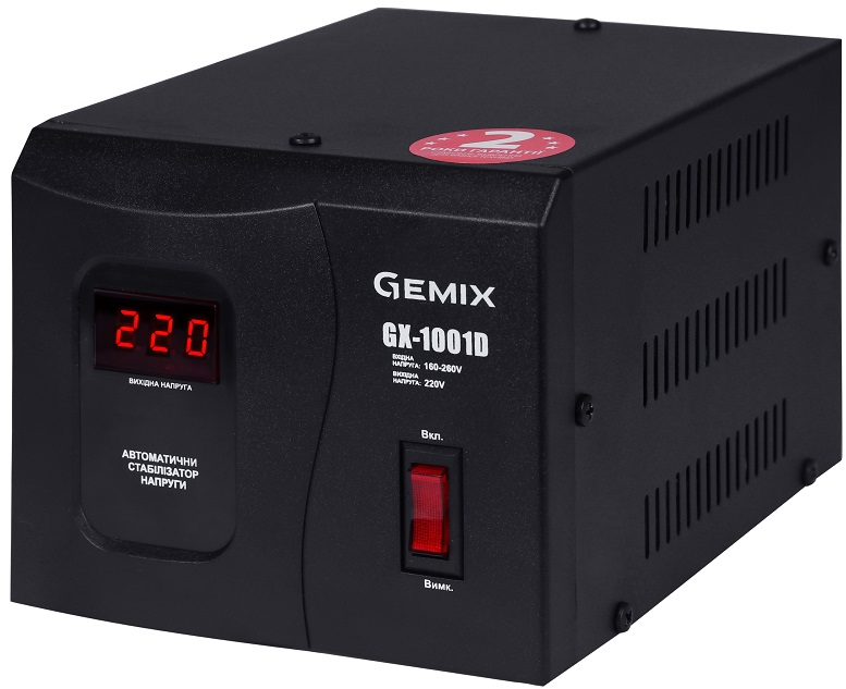 Стабілізатор напруги Gemix GX-1001D
