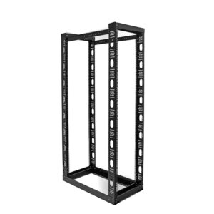 Стійка CMS 42U подвійна 1000 мм чорна (UA-OF42-D100-BK)