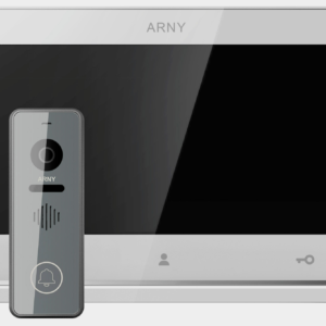 Комплект відеодомофона Arny AVD-7132 White+silver