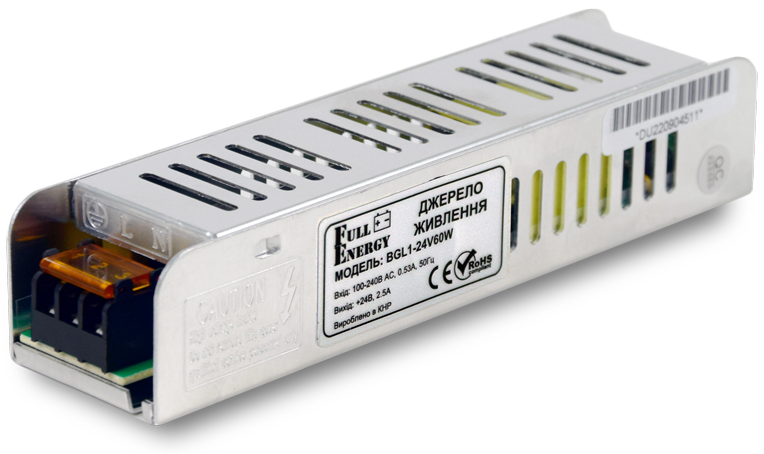 Блок живлення Full Energy BGL1-24V60W (252533)