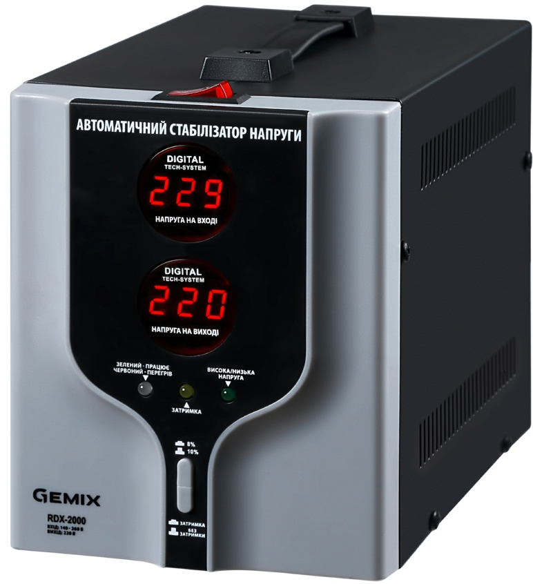 Стабілізатор напруги Gemix RDX-2000