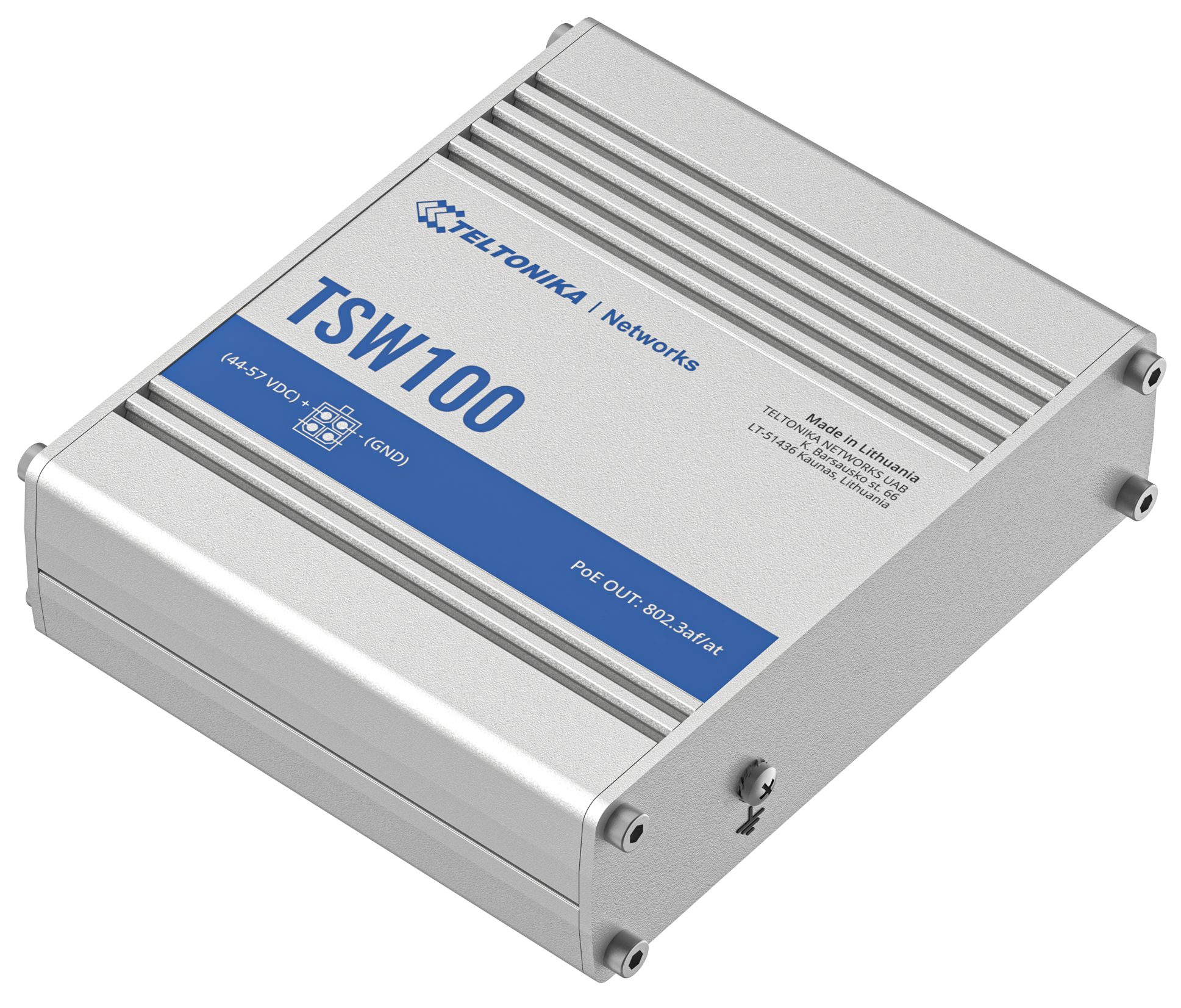 Комутатор Teltonika TSW 100 некерований 5 портів 1 Gbps POE+
