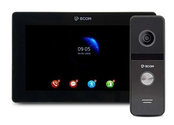 Комплект відеодомофону BCOM BD-770FHD Kit Black (242050)