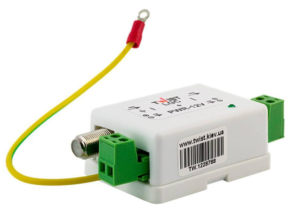 Пристрій захисту аналогових камер TWIST-LGC + PWR-12VDC Twist 14770