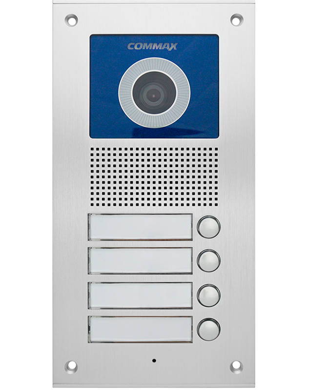 Багатоабонентська виклична панель Commax DRC-4UC Silver