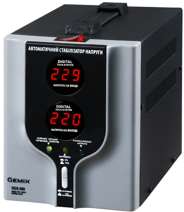 Стабілізатор напруги Gemix RDX-500