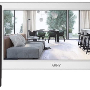 Комплект відеодомофона Arny AVD-7005 White/Dark brown