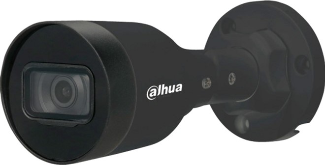IP-відеокамера вулична Dahua DH-IPC-HFW1230S1-S5-BE (2.8) Black