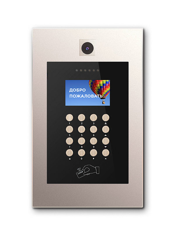 IP виклична панель Bas-IP AA-09E (EM-Marin) Gold