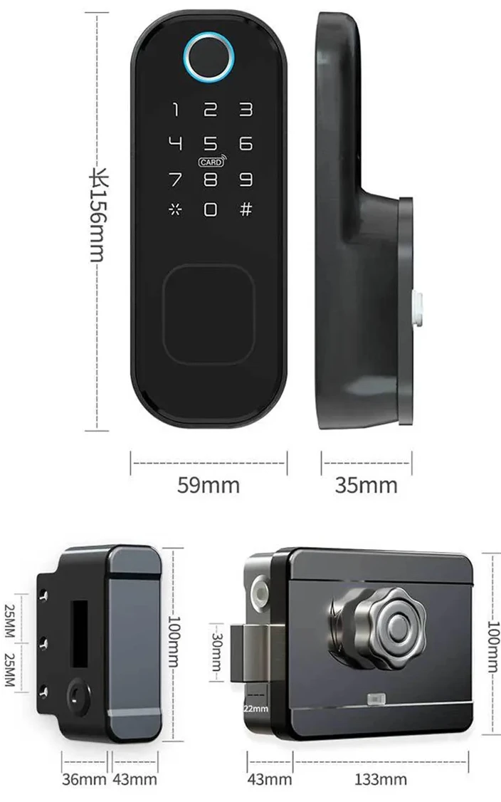 Розумний замок TTLOCK GRIZZLY v2 - Зображення 3