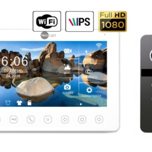 Комплект відеодомофона Neolight NeoKIT HD+ WiFi Graphite