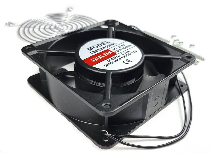 Вентилятор E-server WT-2093A (120х120х38 мм) для настінної шафи